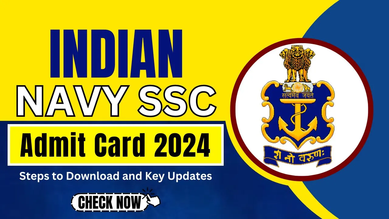 Indian Navy SSC Admit Card 2024