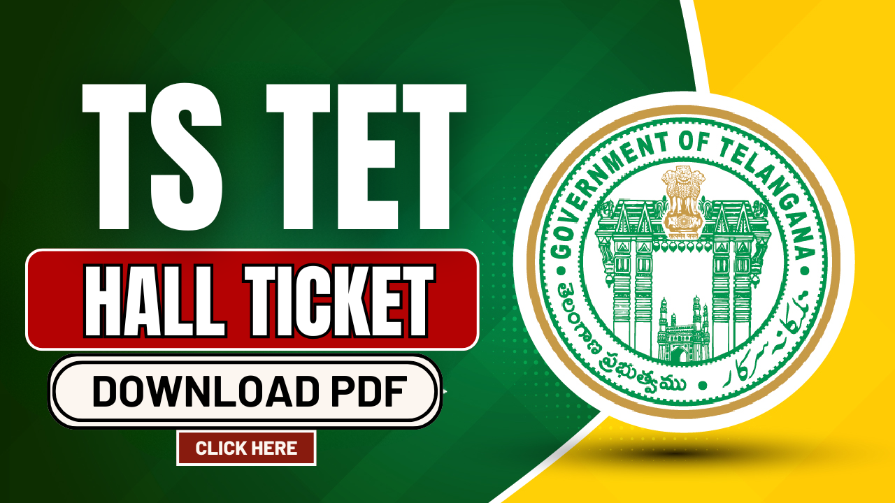 TS TET Hall Ticket 2024