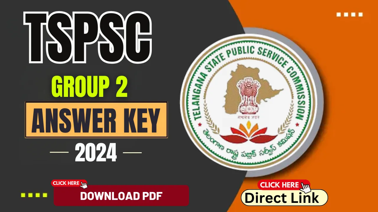 TSPSC Group 2 Answer Key 2024