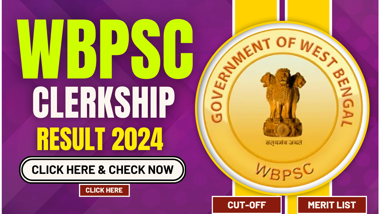 WBPSC Clerkship Result 2024