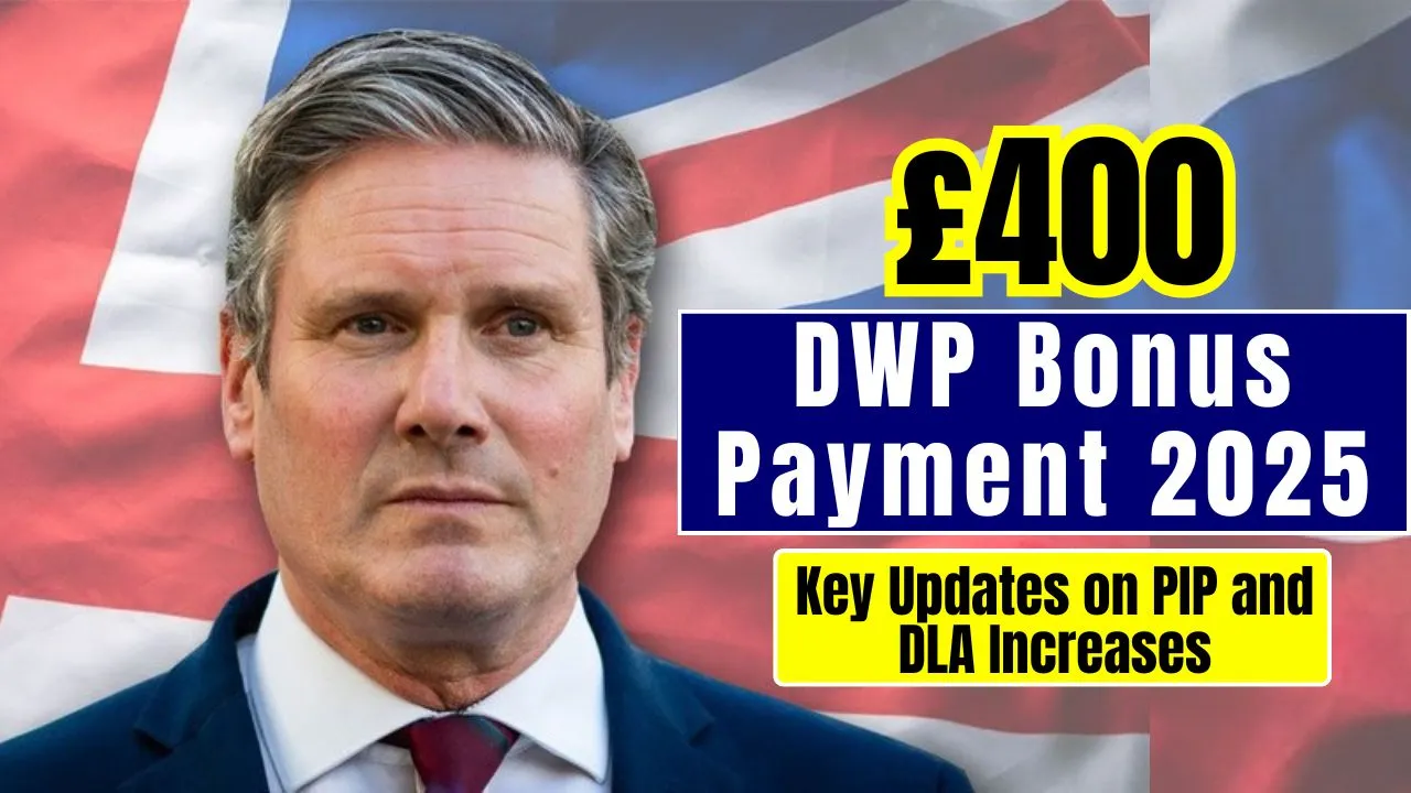 £400 DWP Bonus Payment 2025 Key Updates on PIP and DLA Increases