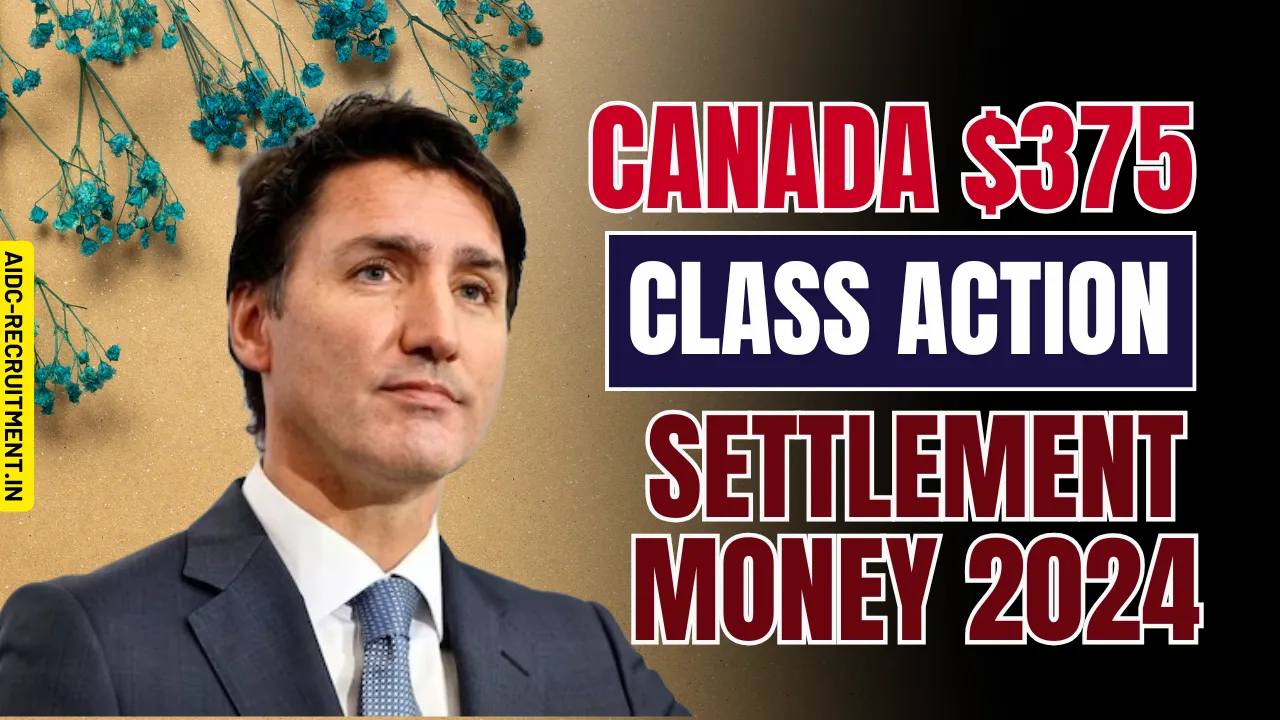 Canada $375 Class Action Settlement Money 2024