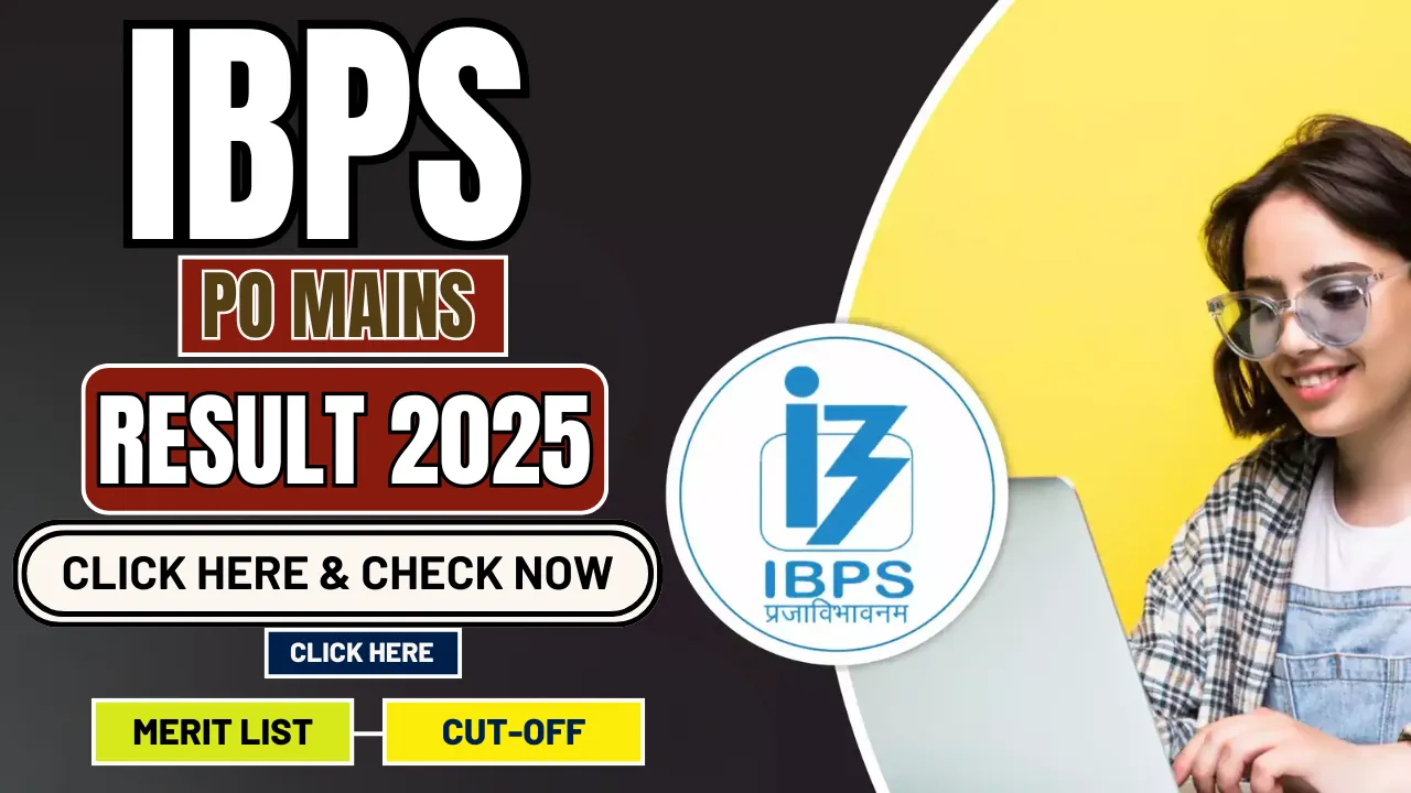 IBPS PO Mains Result 2025