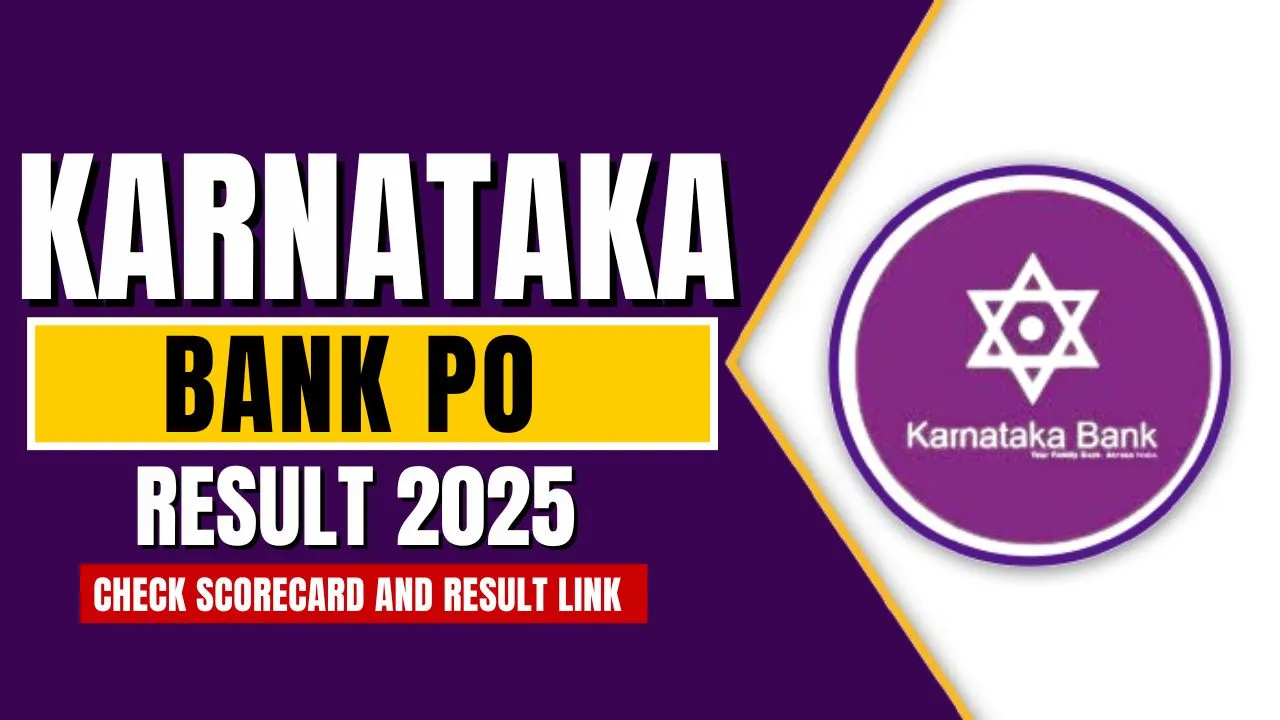 Karnataka Bank PO Result 2025