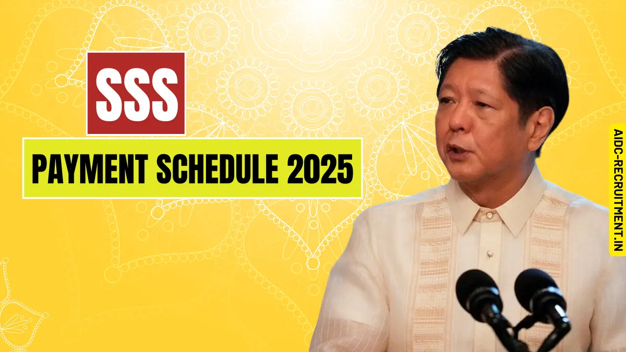 SSS Payment Schedule 2025